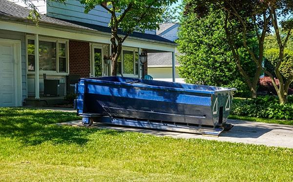 the cost of renting a residential dumpster varies depending on the size and rental period